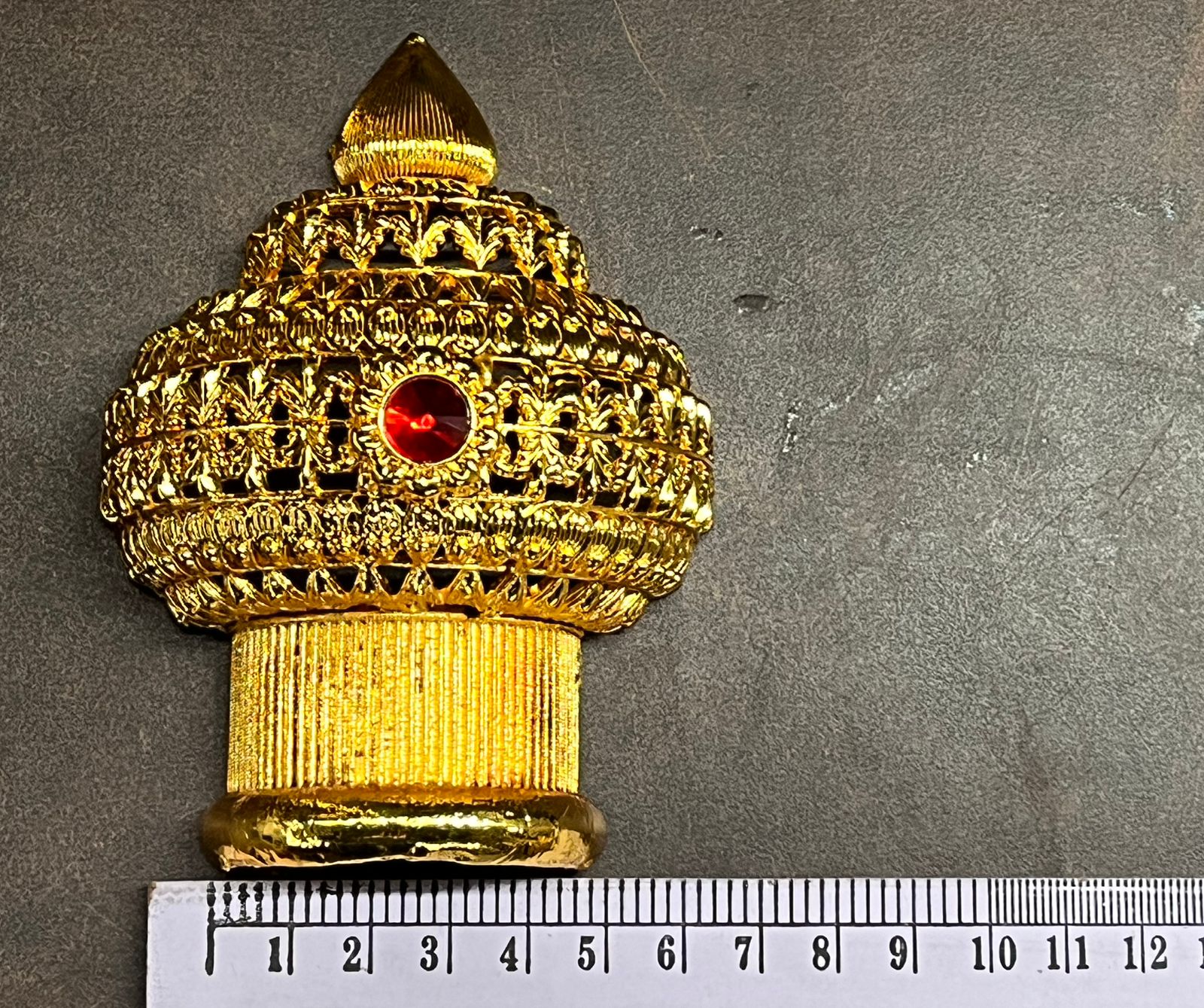 HALF PERUMAL/PAANDIYAN GREEDAM MUKUT BIG-PGRDL (in cm)-1 PIECE