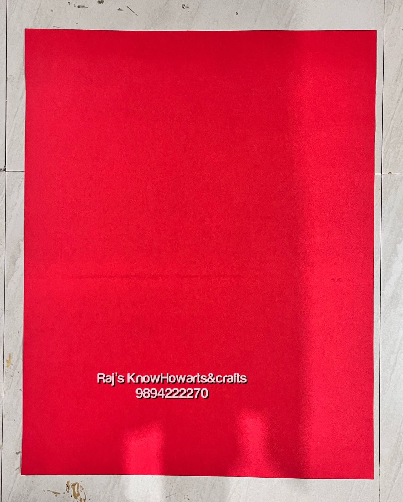 Cherry Red Thick Chart -4 charts – KnowHowArtCraft