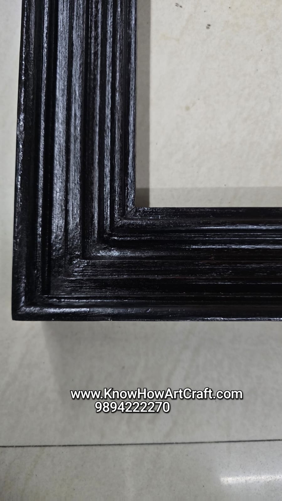 Plain classic frame -Tanjore painting Teak Wood frame – KnowHowArtCraft