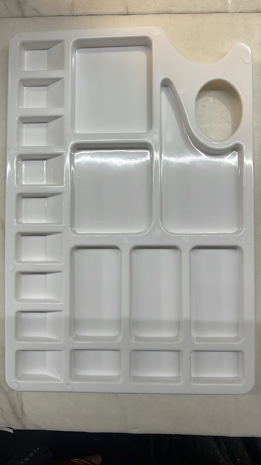 LINOGRAPH  rectangle PAIINTING PALLETE 17X25CM -DS437