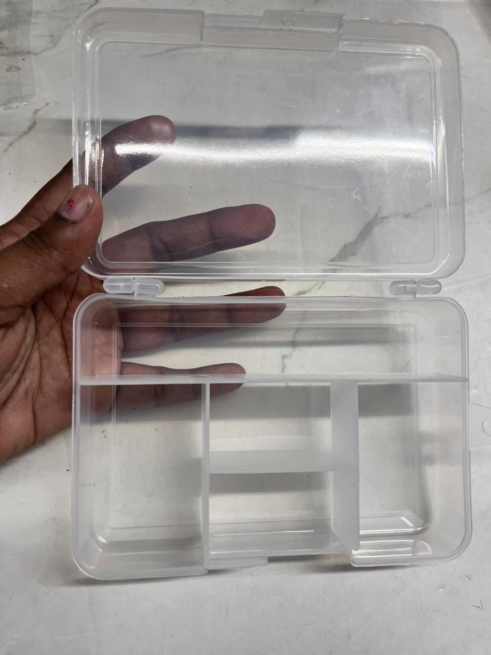 Plastic 5 grid box 10 x14 cm -GBX5