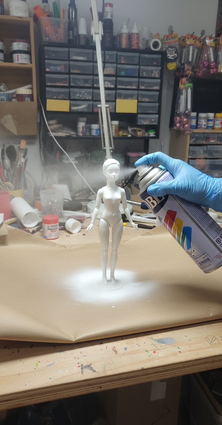 KOBE WHITE Acrylic Lacquer Spray-1piece