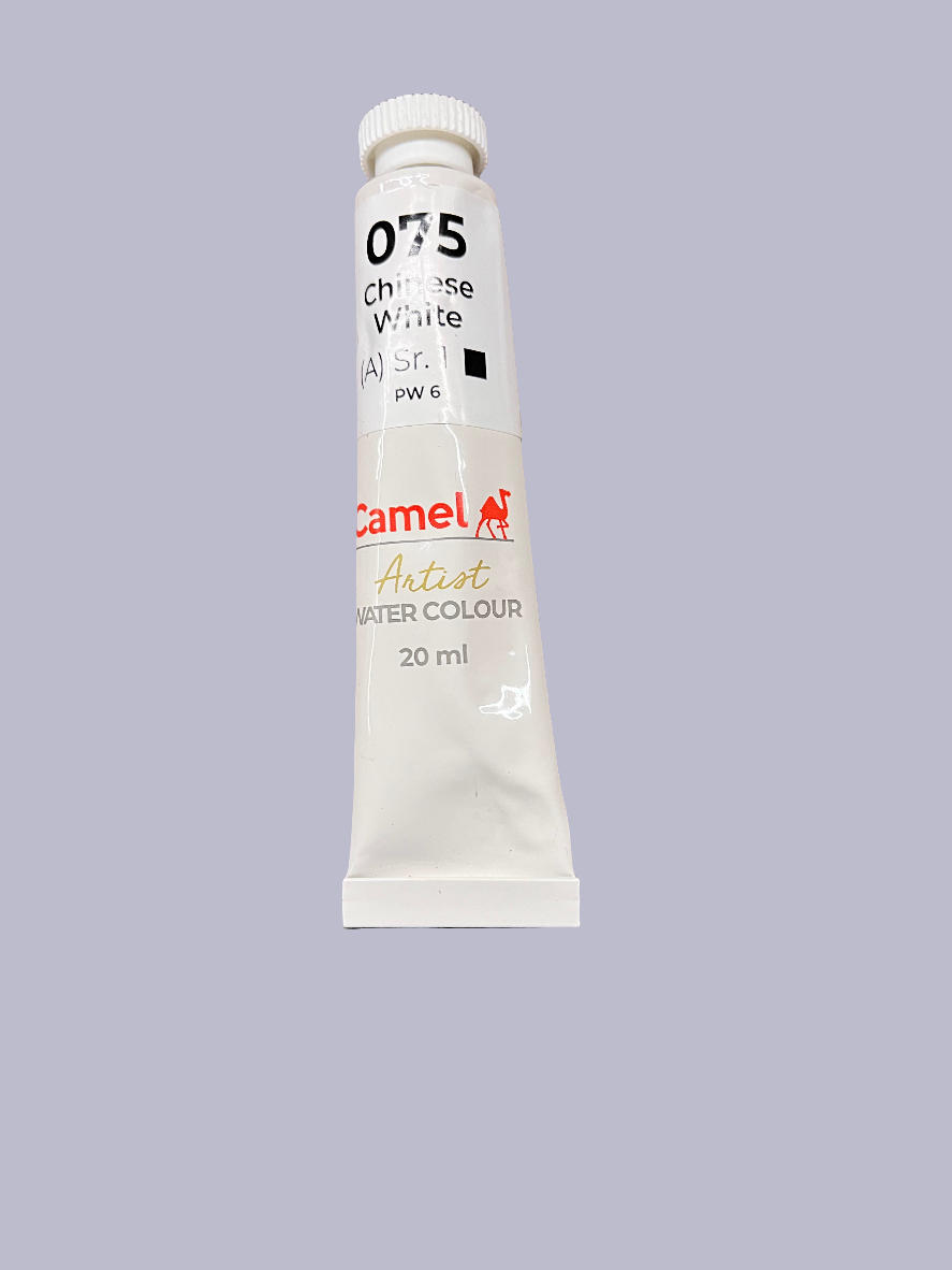 Camel water colour tube Chinese white -20ml   1piece