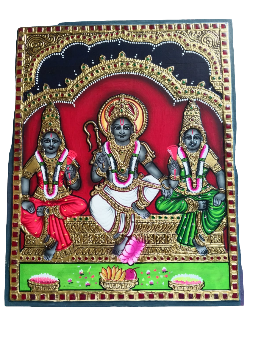 Sattai ayyanar tanjore Painting 15 days delivery from payment date