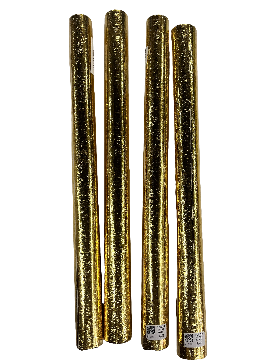 Gold sticker roll -1piece 40cmx2meter