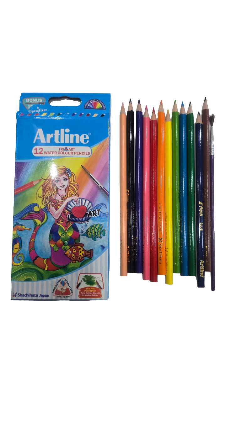 Artline watercolor pencil 12 shades -get 10 percent oflff