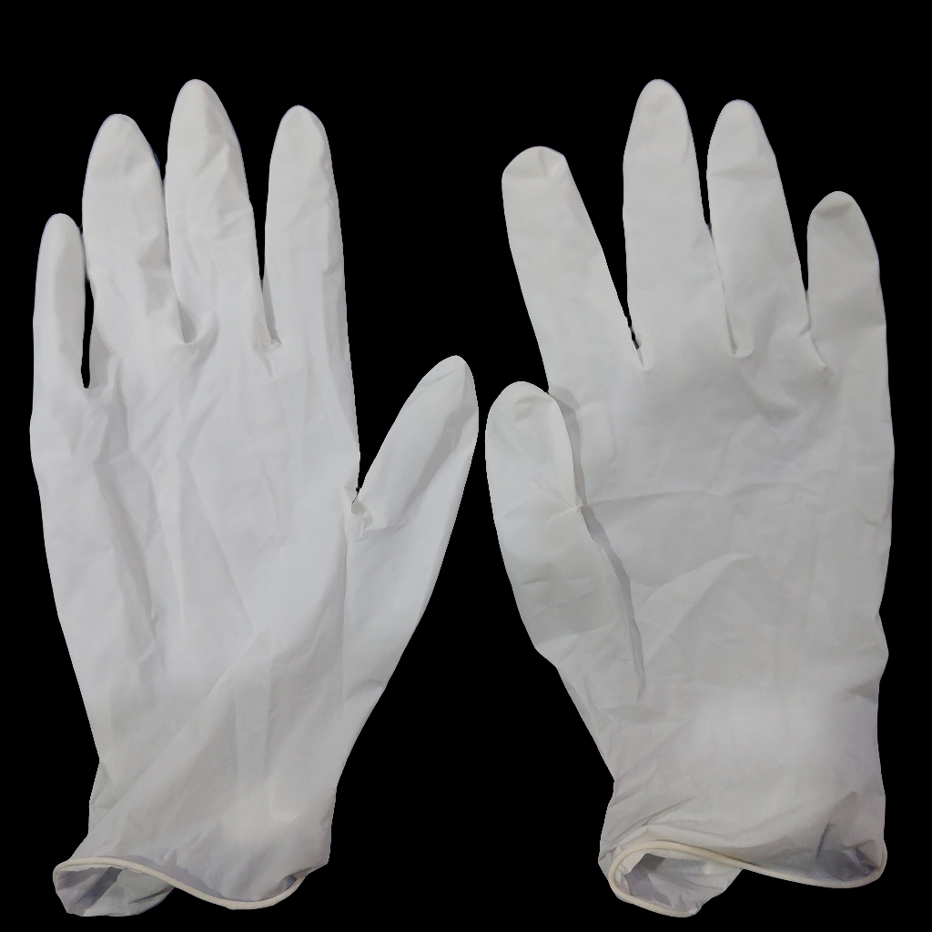 Rubber Hand Gloves-1pair medium size