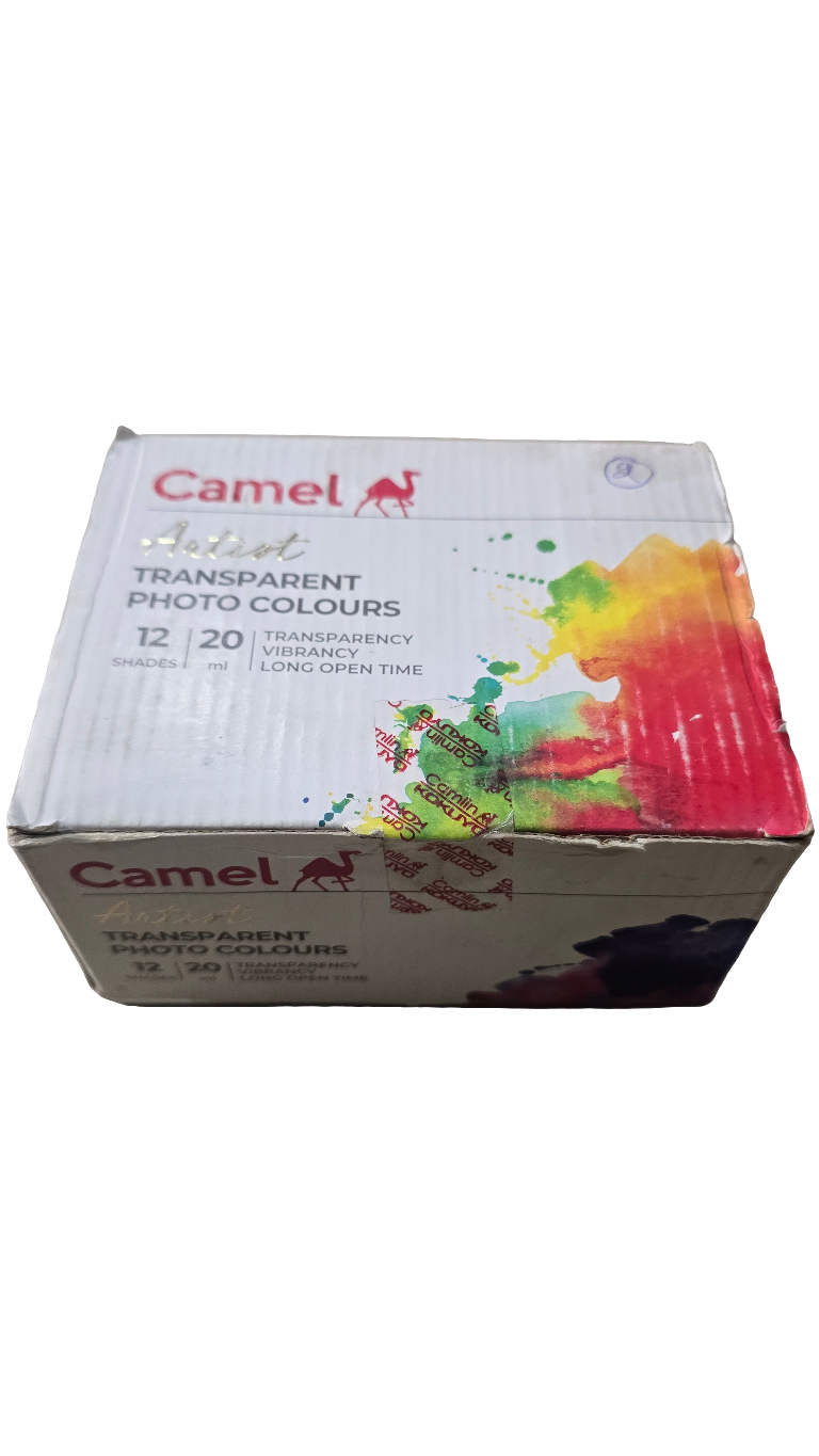 Transparent photo colours camlin 12 shade pack