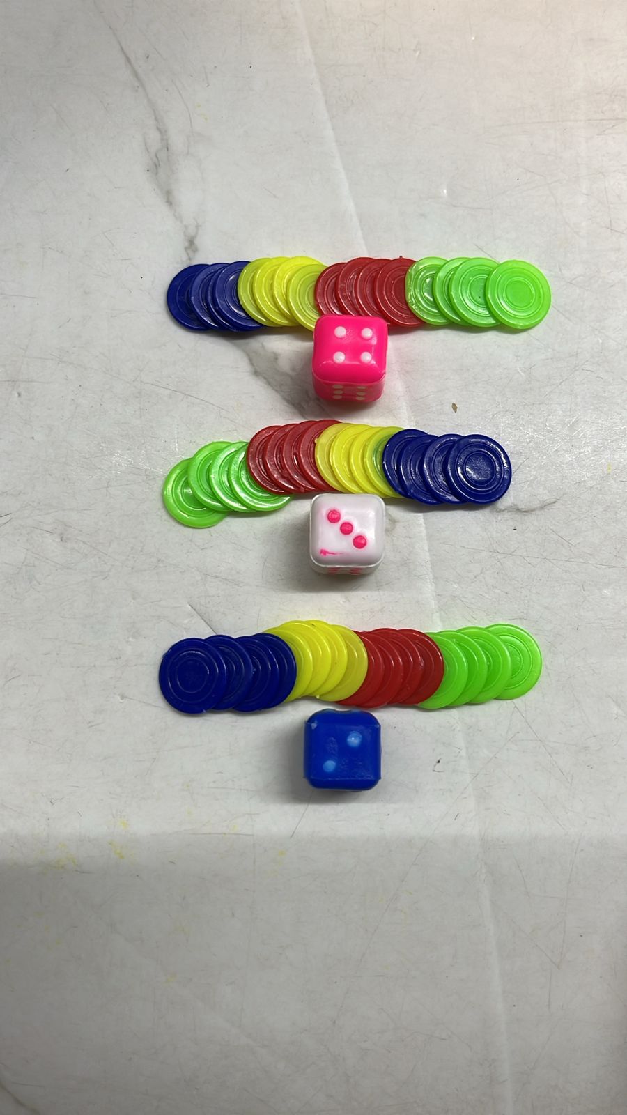 LUDO DICE SET SET OF 3-LDICES