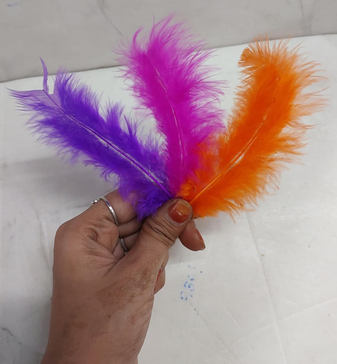 Smooth Feather Multicolour 20 piece pack- FEA80 – KnowHowArtCraft