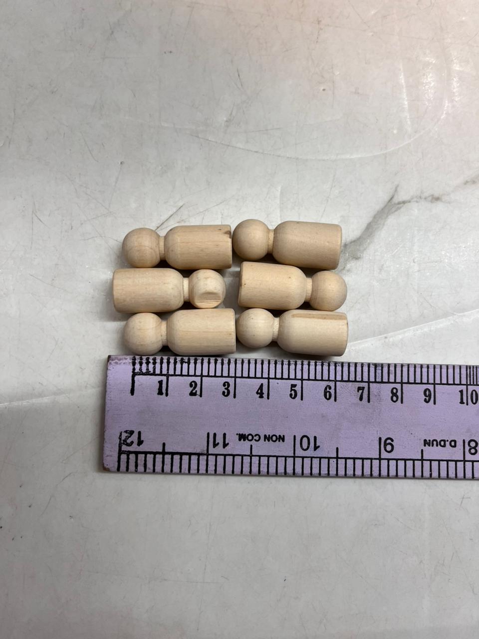 Wooden peg pack of 3