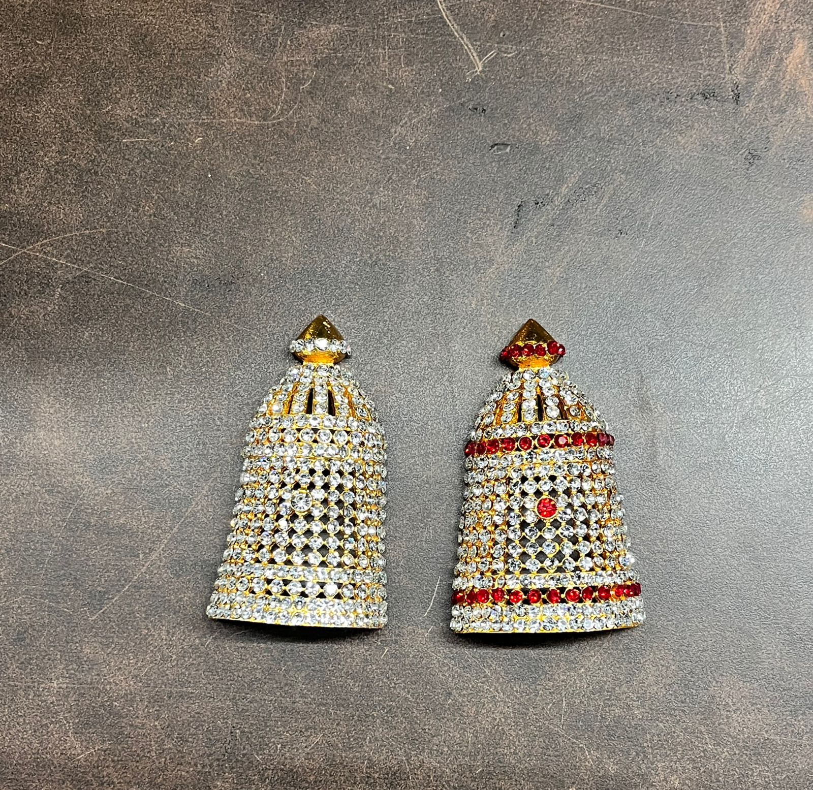 STONE PLATED  MEENAKSHI HALF GREEDAM-SGRDM (i1 PIECEn cm)