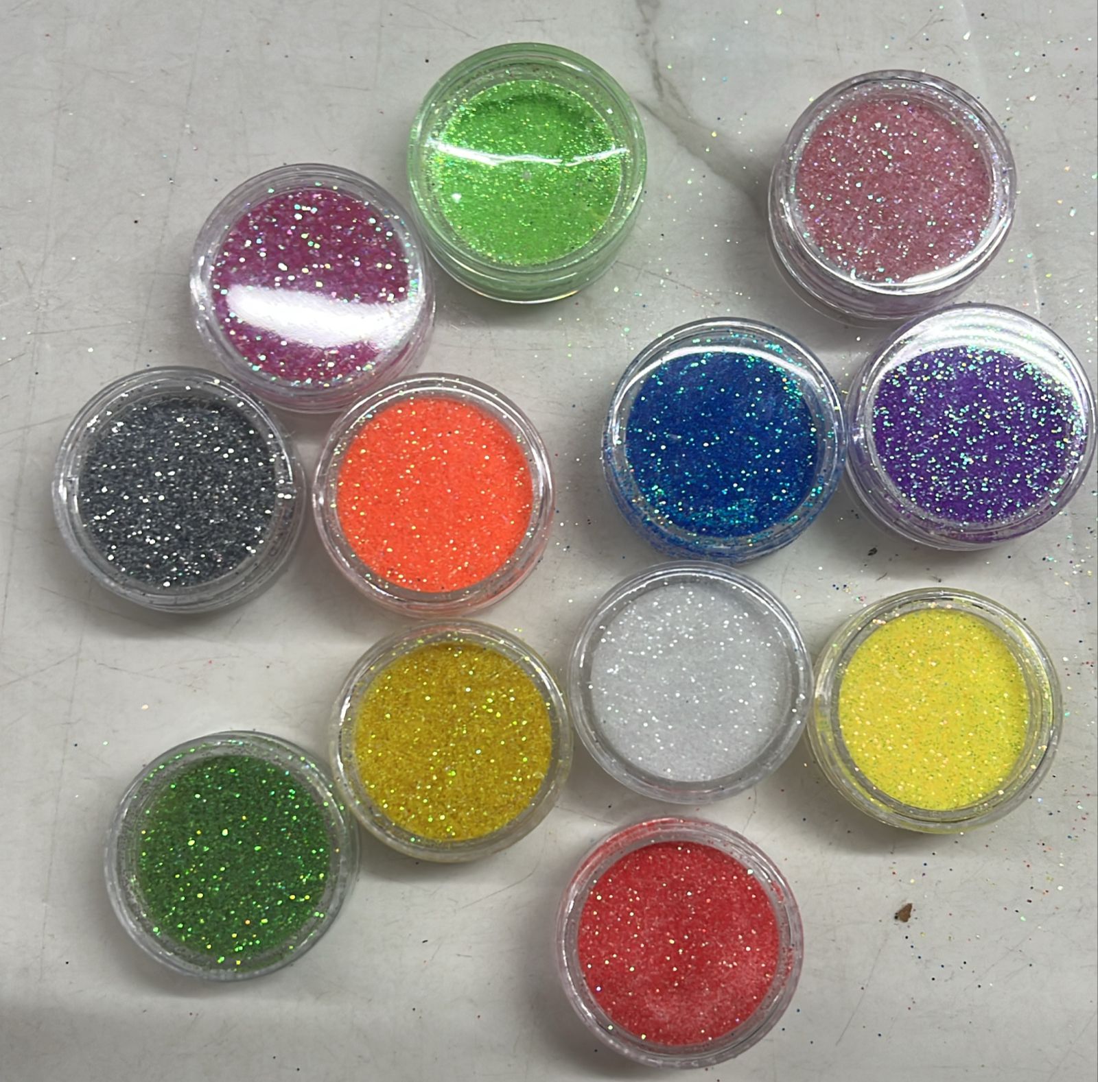 Neon powders for resin  12 in 1 set-npow