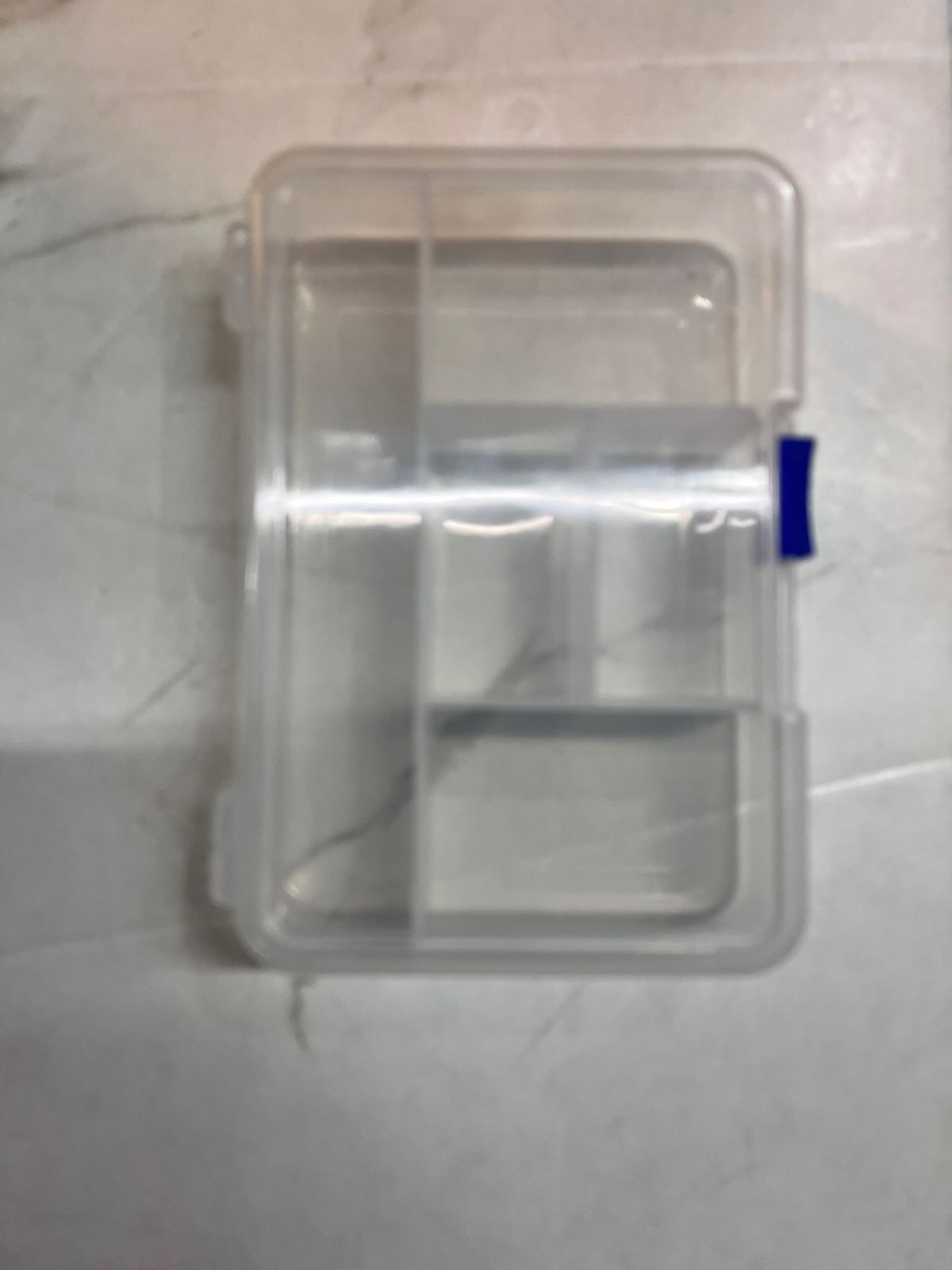 Plastic 5 grid box 10 x14 cm -GBX5