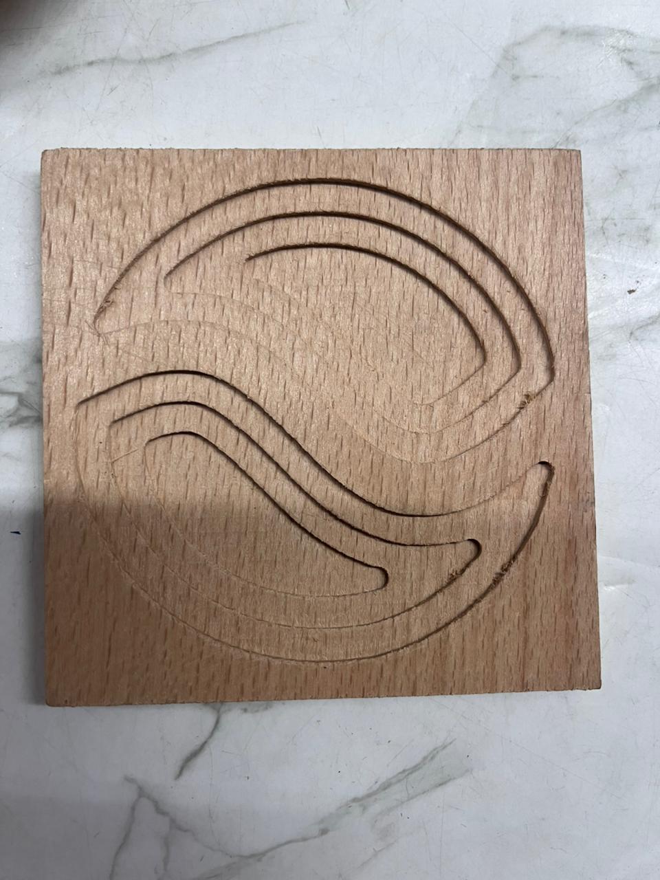 3d Wooden tea coaster-3DWTC (Assorted 2 piece )