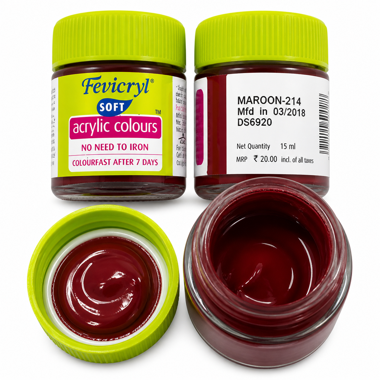 Maroon Acrylic colour-8901860510130 – KnowHowArtCraft