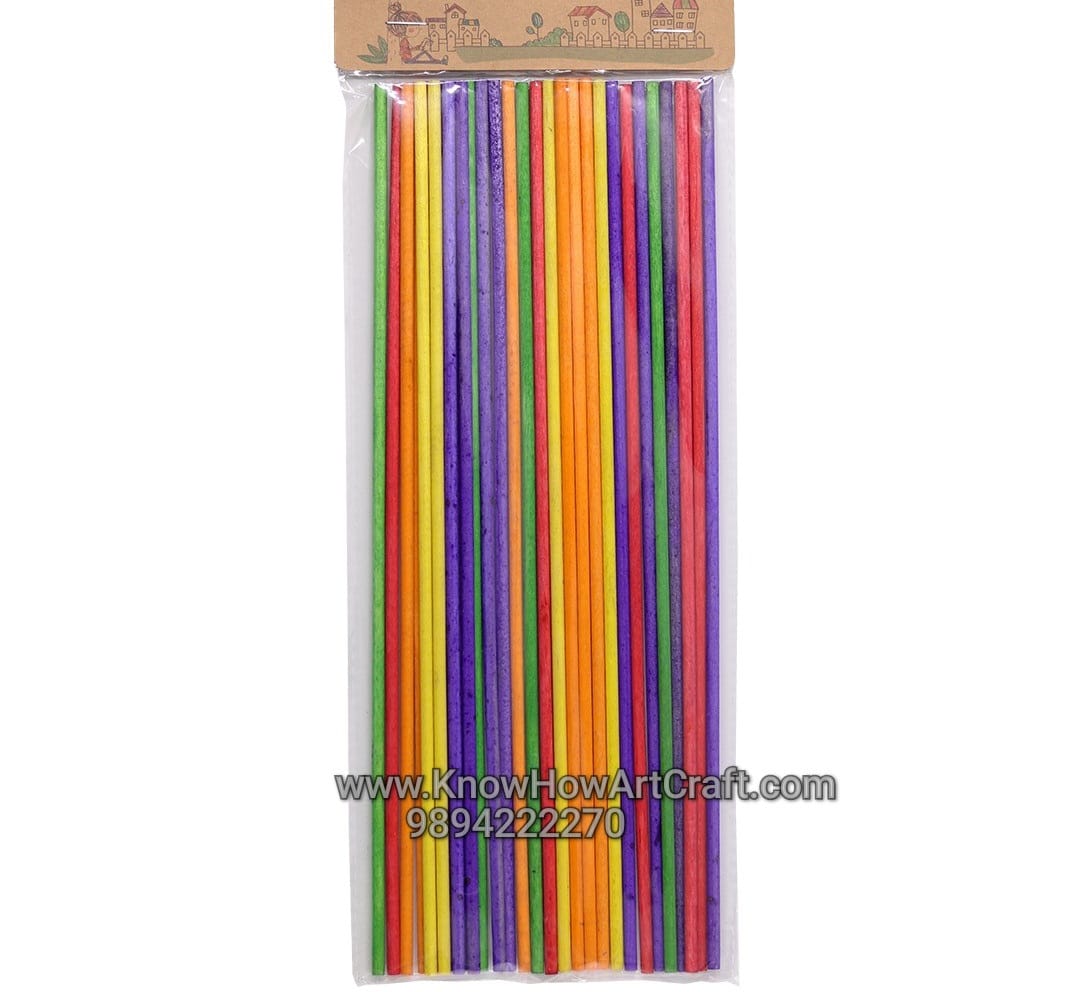 Coloured popsicle stick big