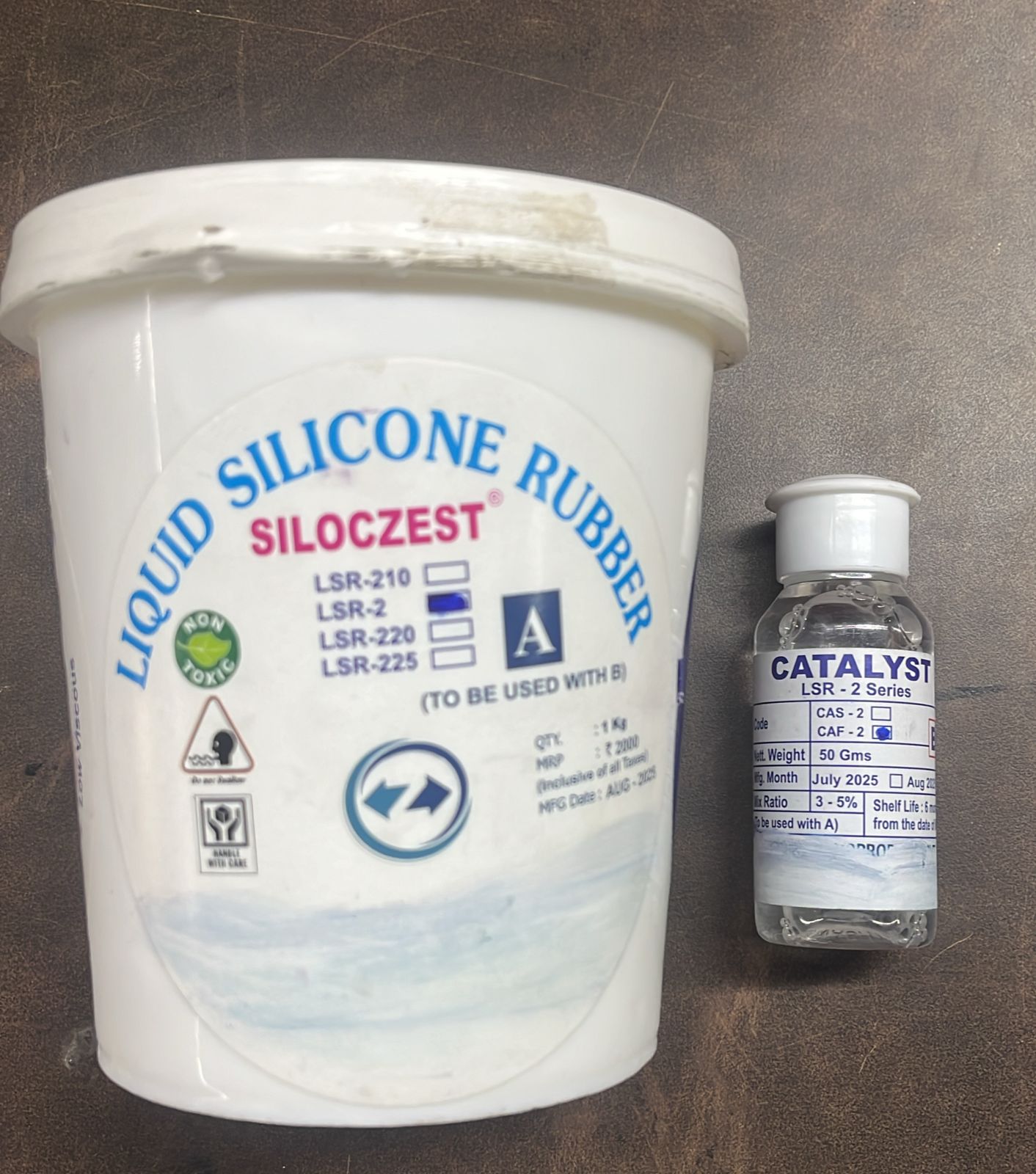 LIQUID SILICONE RUBBER 1KG-SILOCZEST-SILO