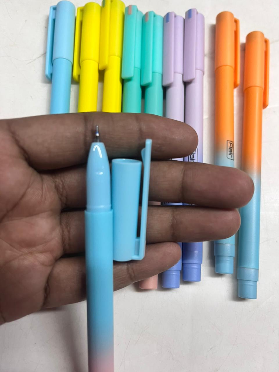Flair yolo ball pen blue 10 piece in a pack