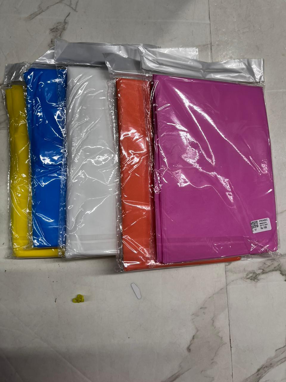 Plastics rain coat use and throw type -PRAINC
