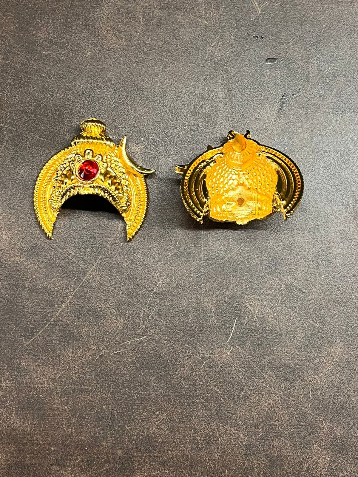 GOLD PLATED HALF PIRAI GREEDAM-PGRD (in cm)-1 PIECE