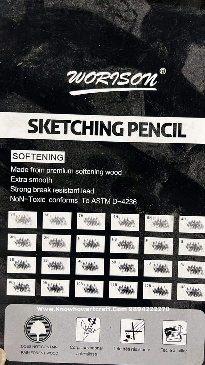 worison 24 shade pencil shading kit