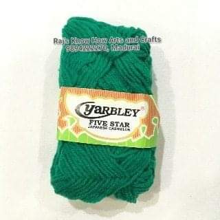 Dark green Woolen thread