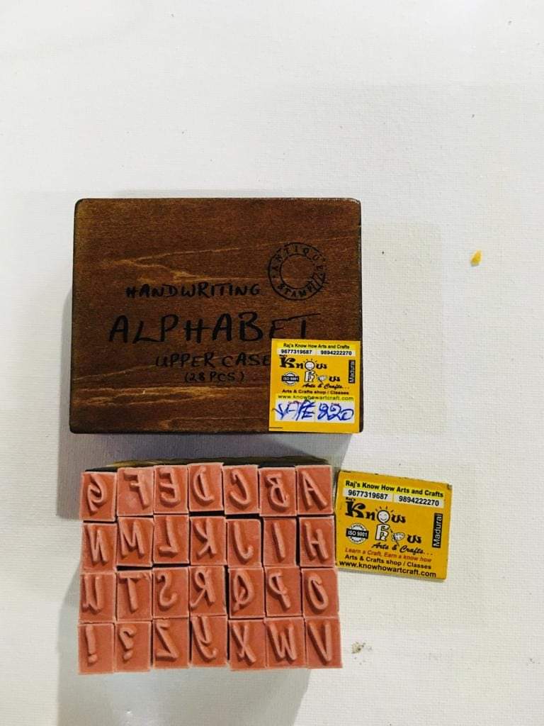 Alphabet stamps