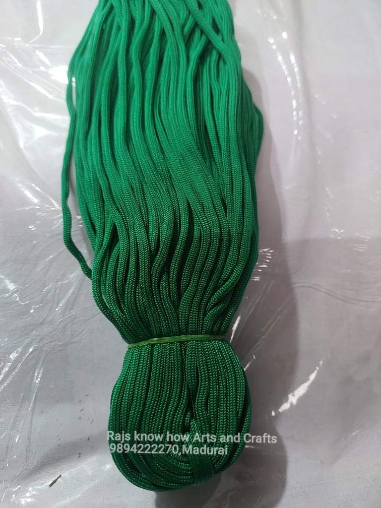 Dark Green 6mm macrame thread