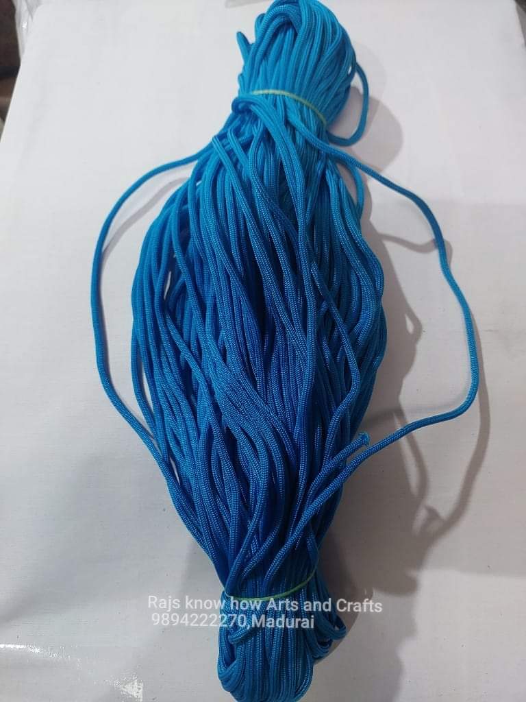 Cobalt blue 6mm macrame thread