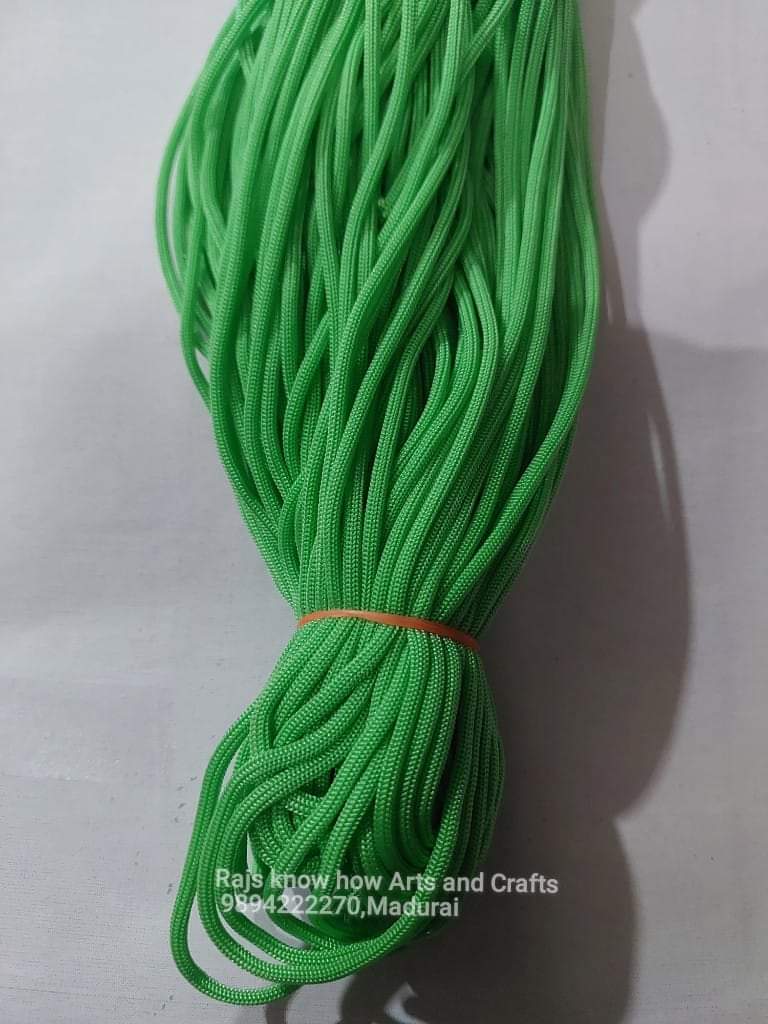 Parrot green 6mm macrame thread