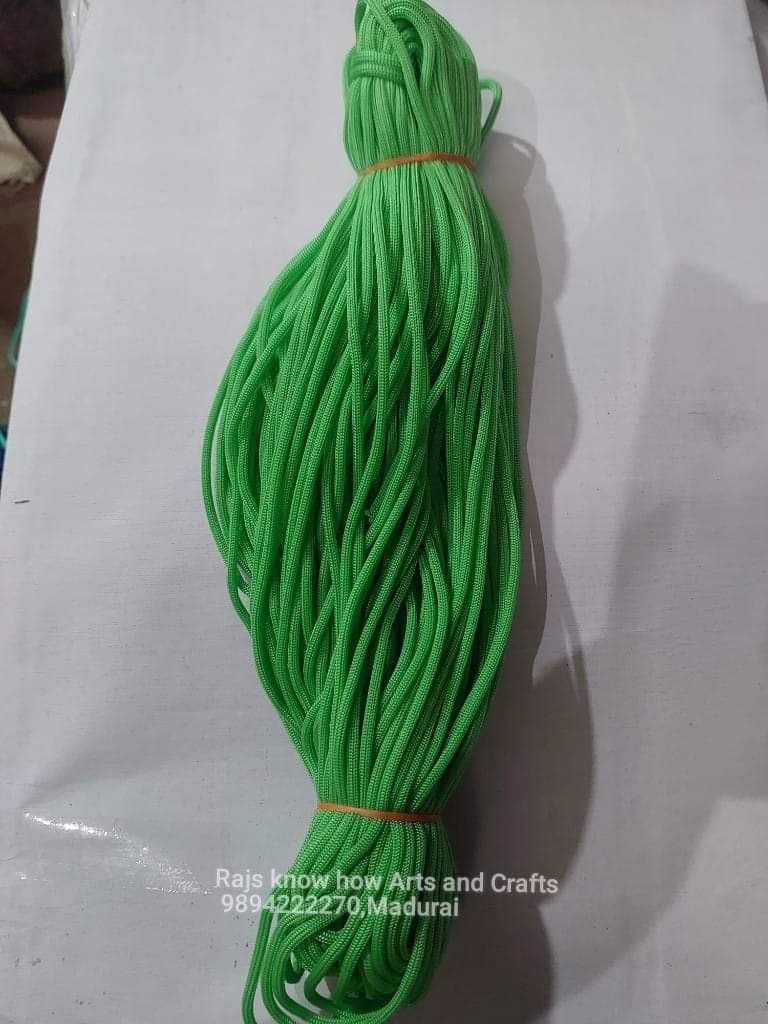 Parrot green 6mm macrame thread