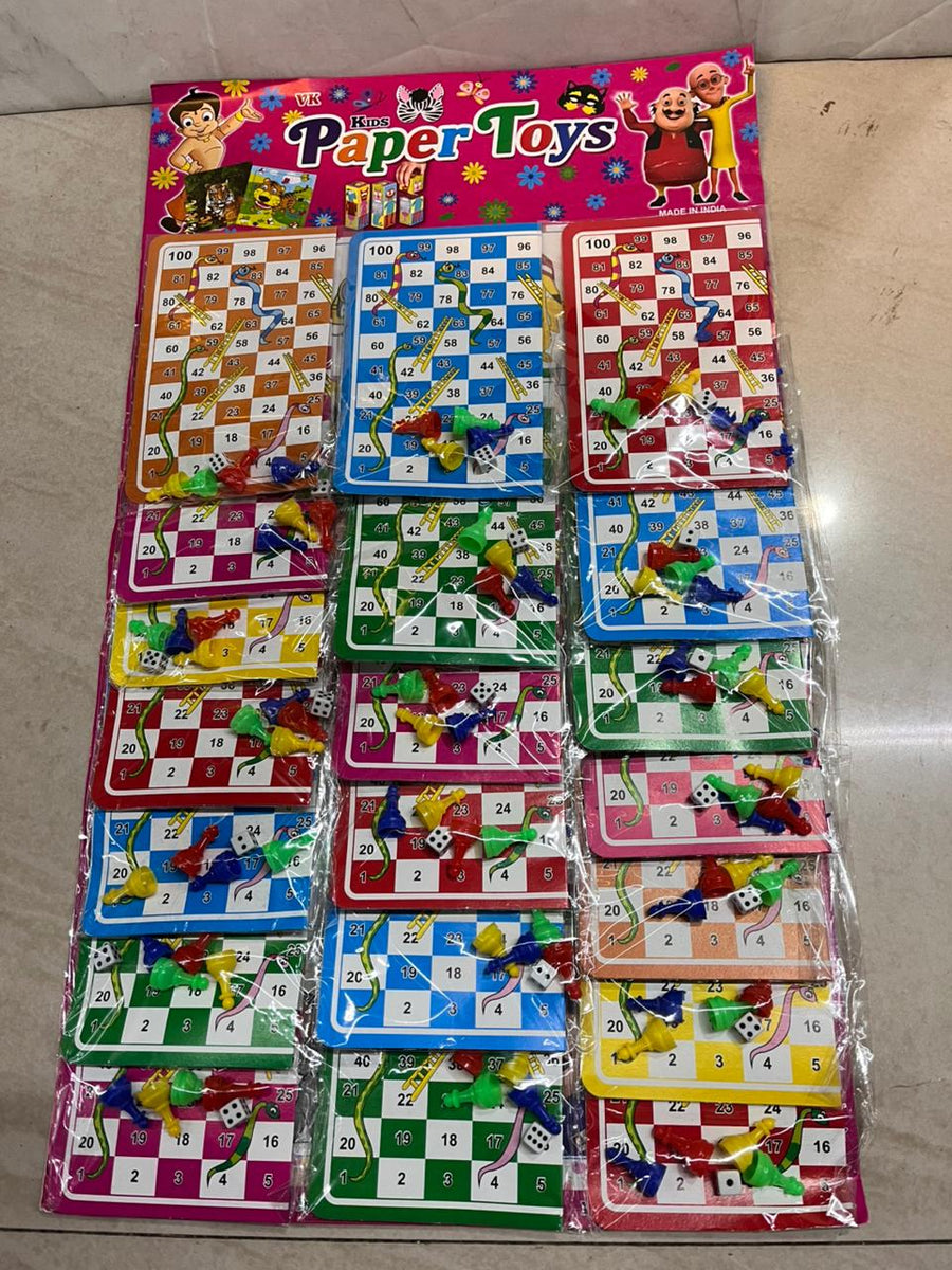 Paper toys Snake and lader 20 pieces in a pack - PTSL – KnowHowArtCraft