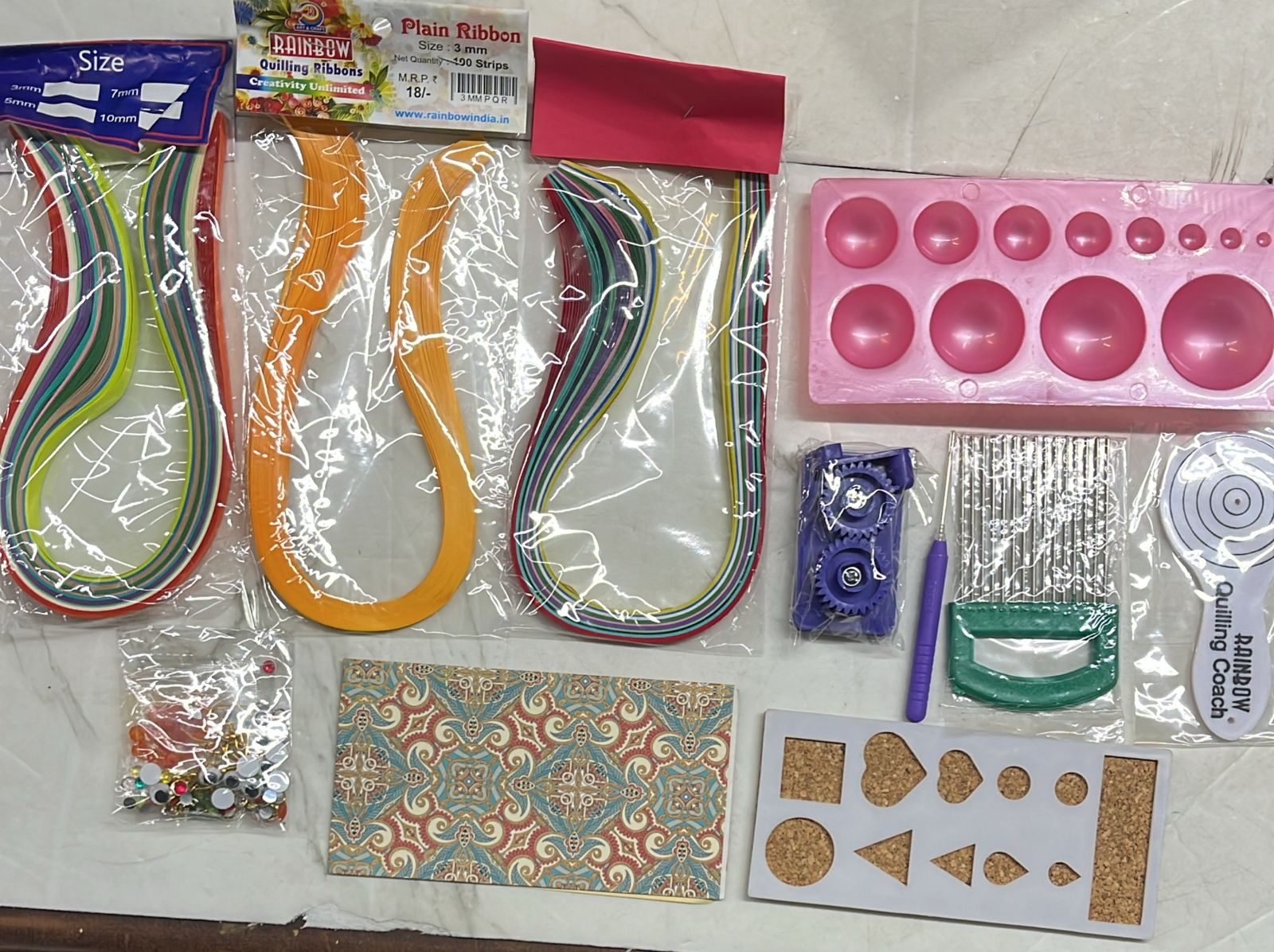 Quilling craft advance kit rainbow