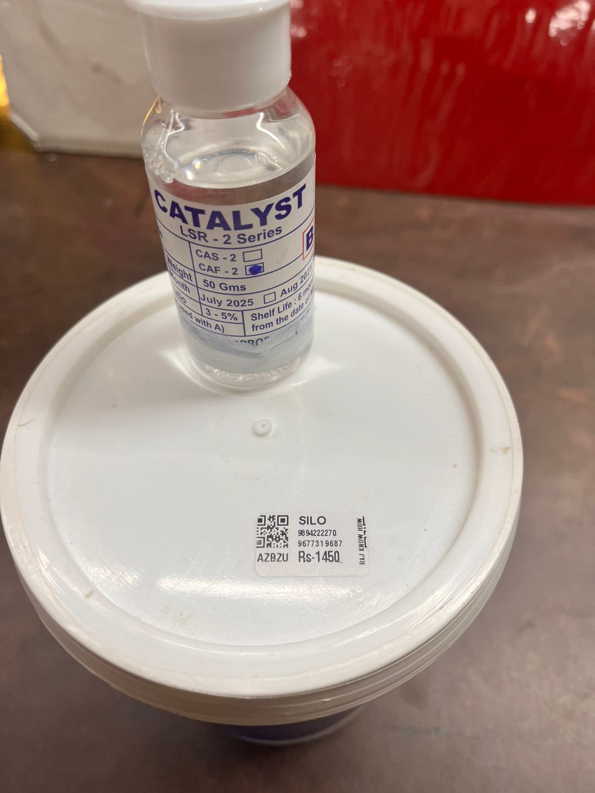 LIQUID SILICONE RUBBER 1KG-SILOCZEST-SILO