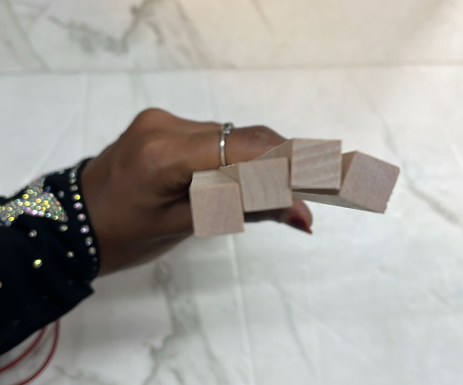 Wooden stick square for craft project