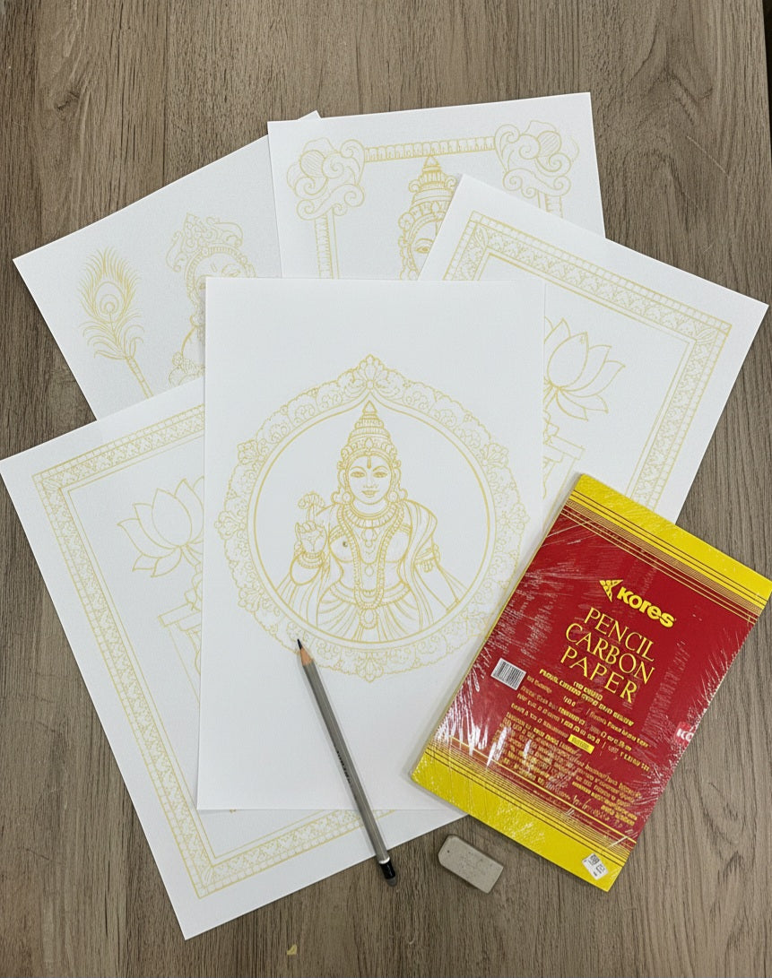 Yellow carbon-5 paper -ycp