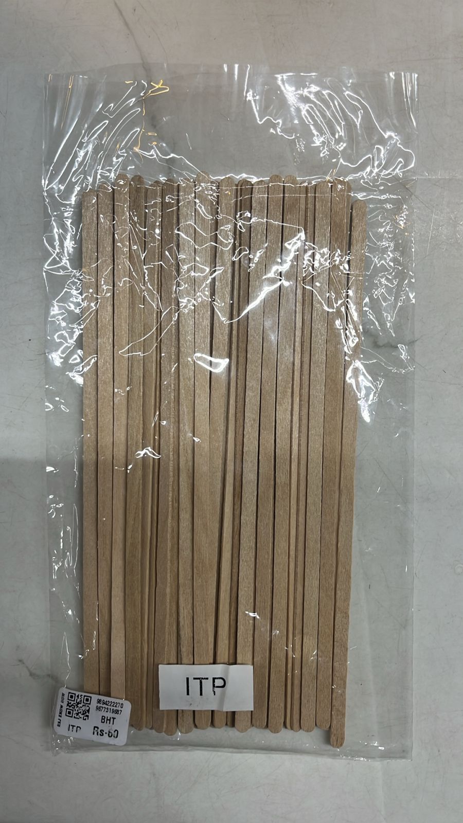 Long wooden popsicles 40 piece pack-ITP