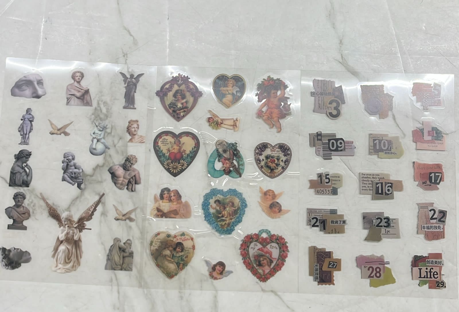 Vintage Journalist craft gift box box set -any 1 set