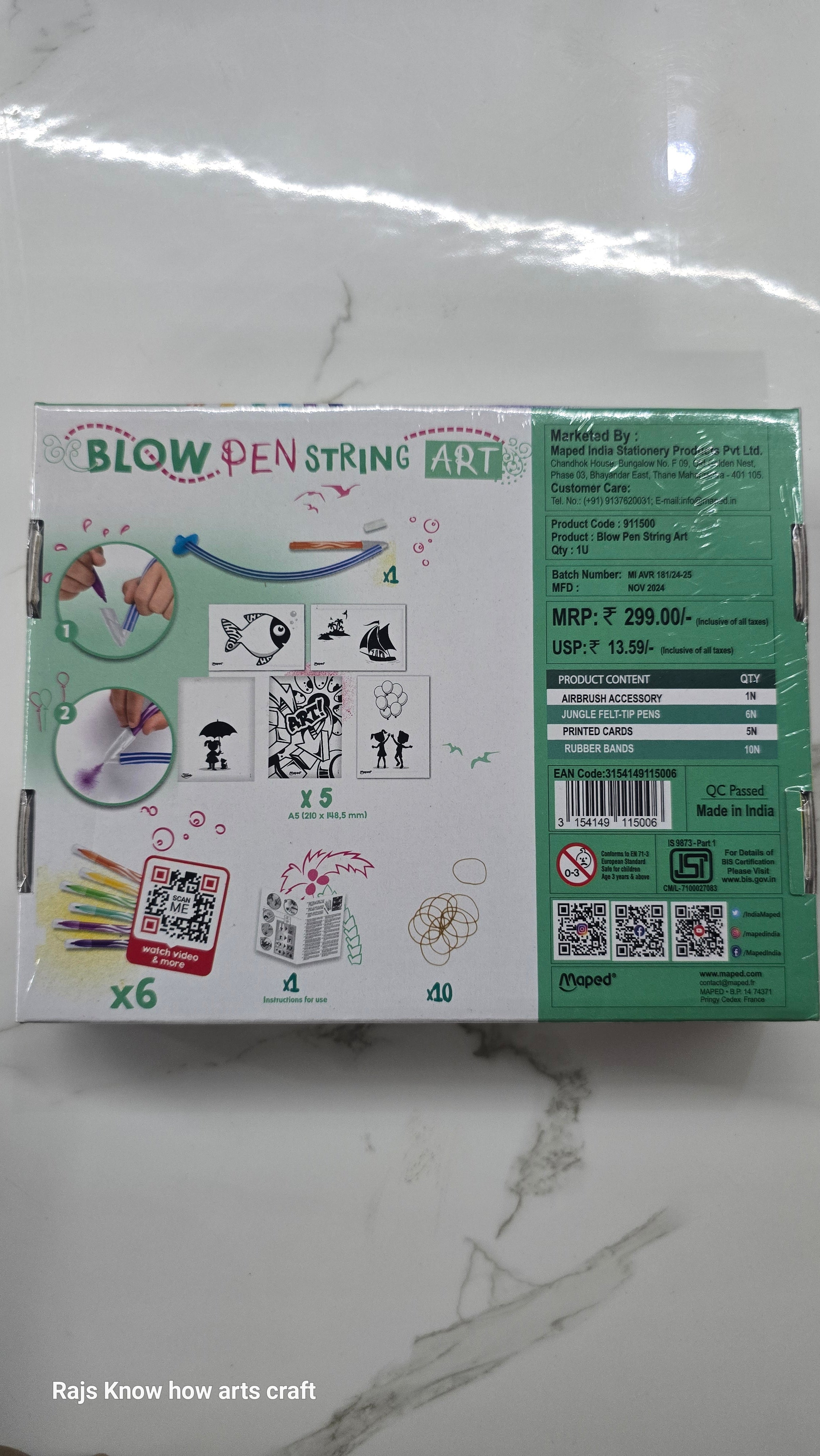 Maped Blow pen string set