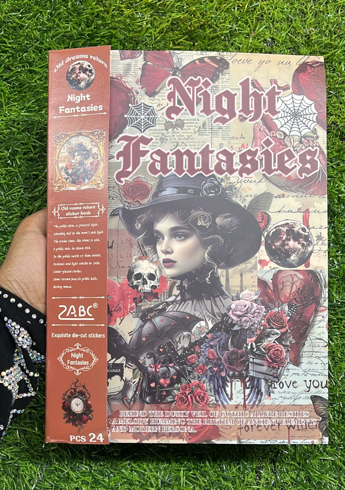 Journal old ream diy cut sticker book