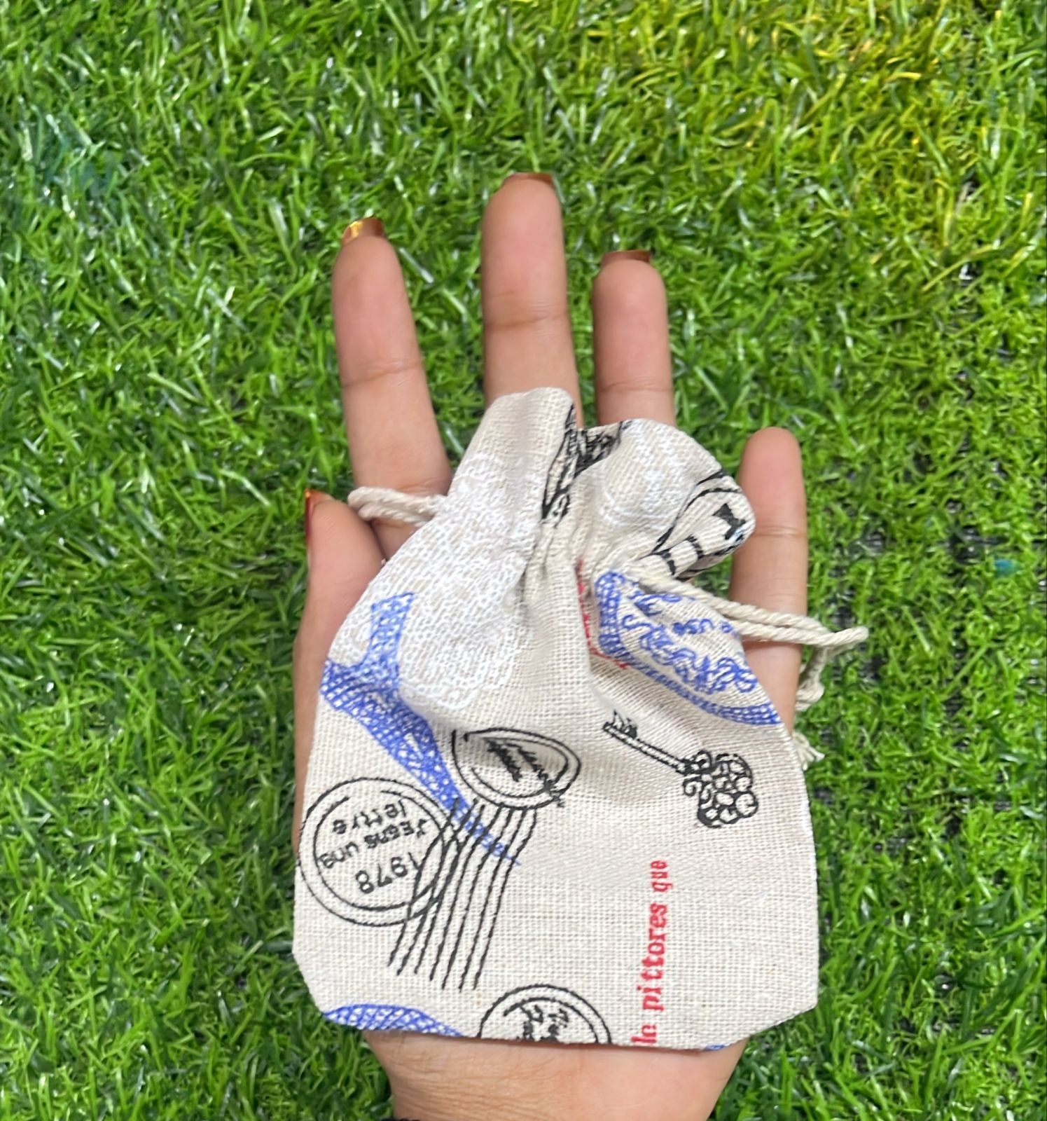 Design jute polit bag 3 piece in A pack