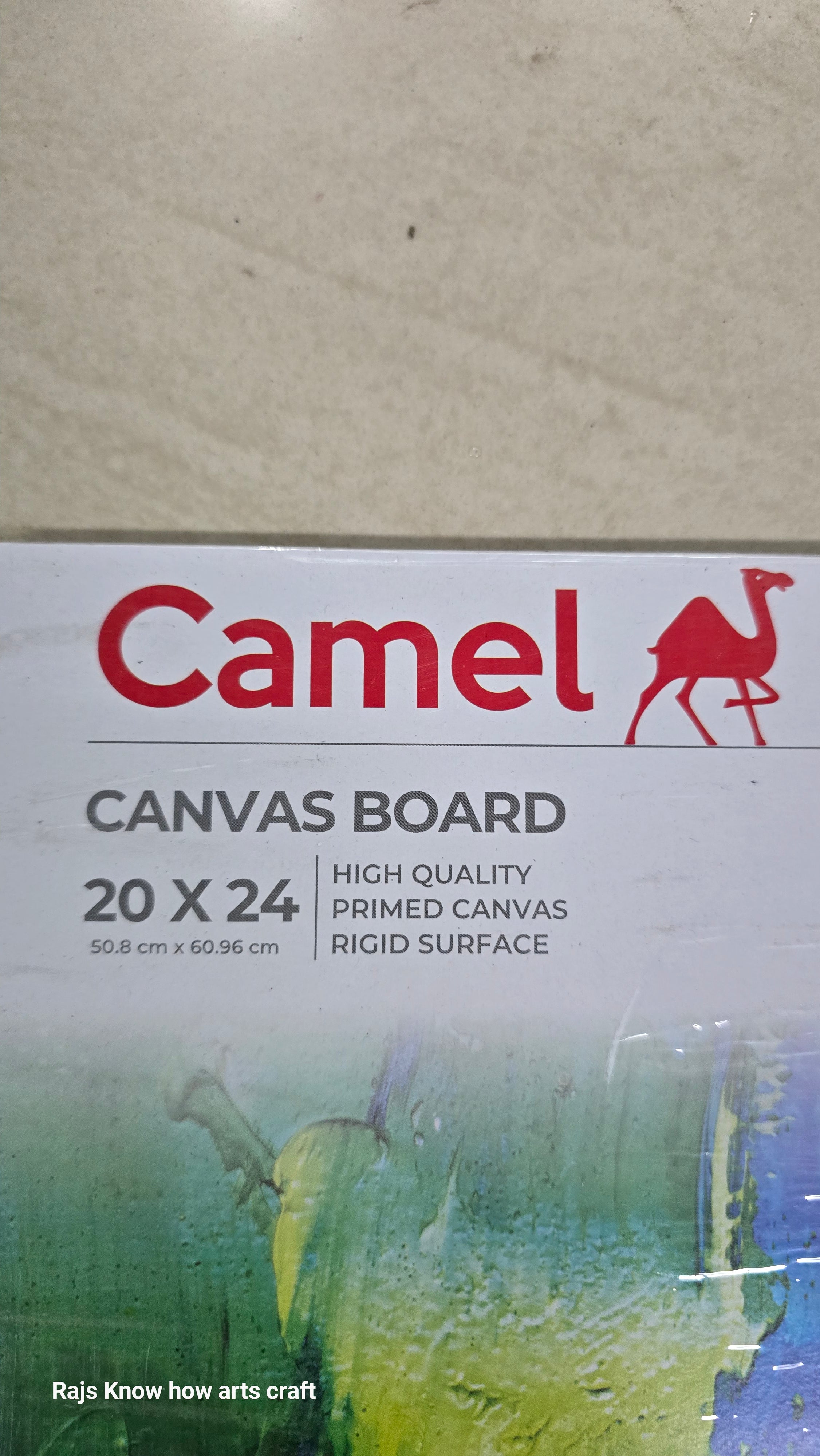 Camel Canvas board 20x24 inch-1board