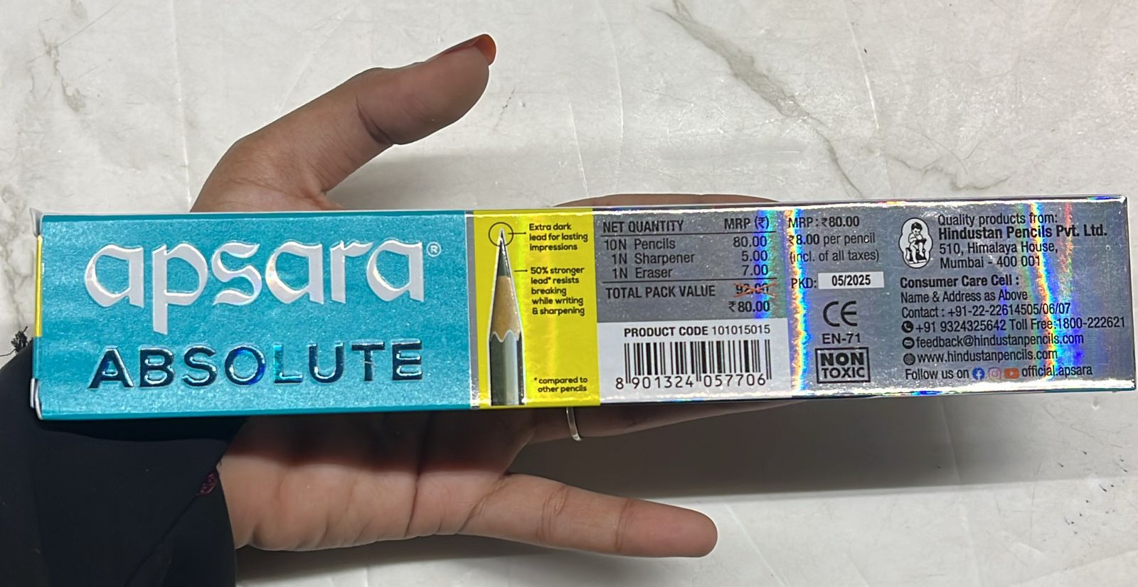 Apsara exta dark pencil- 10 piece in a pack