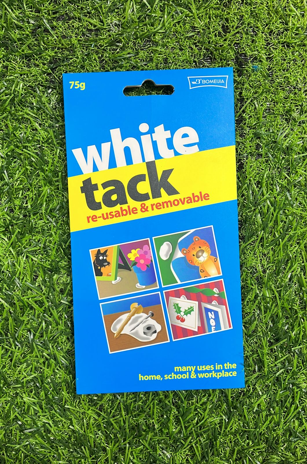 White tack gum 75 gram