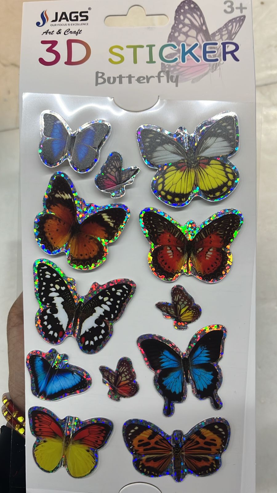S 3D Butterflysticker_3DBST