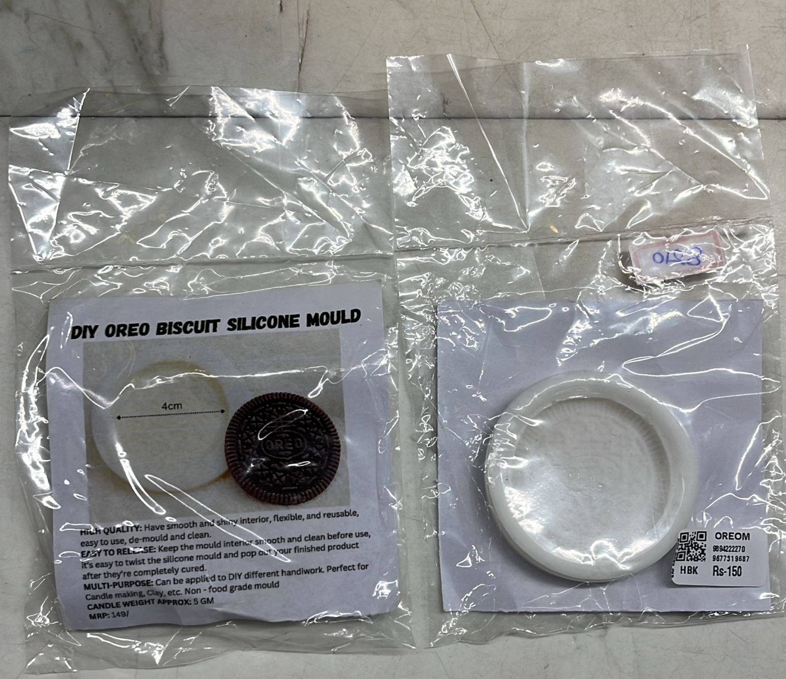 Diy Oreo Biscuit silicon Mold -OREMO