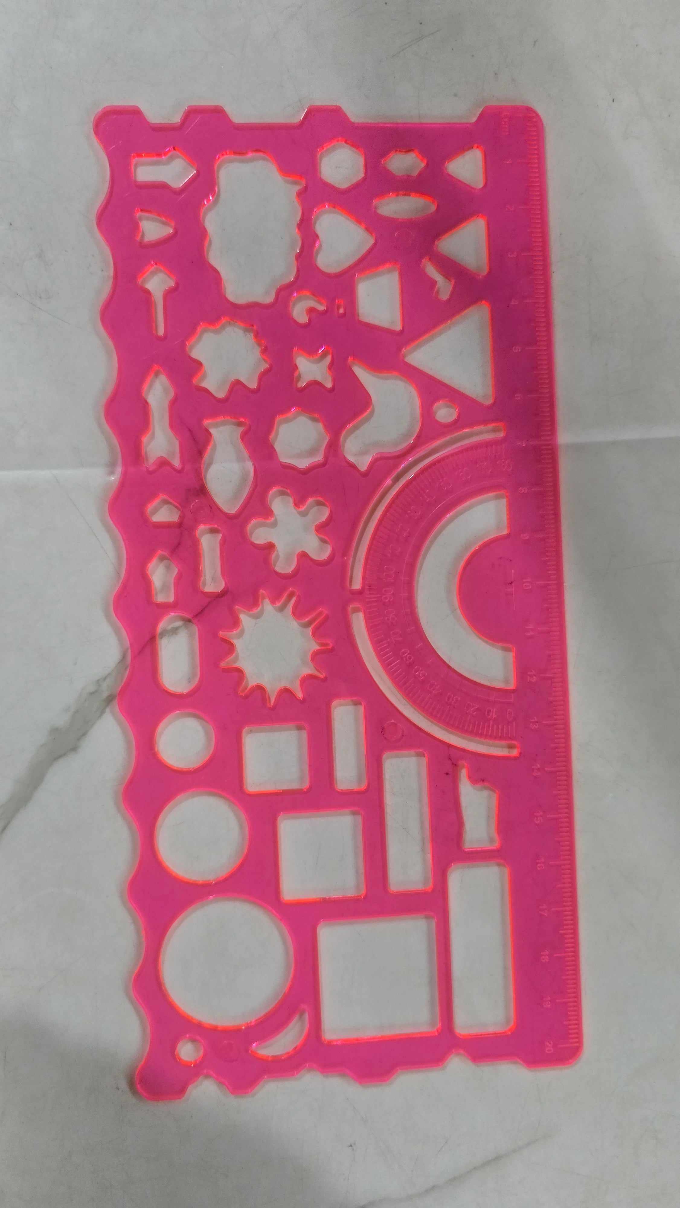 Stencil  Ruler 2pcs set
