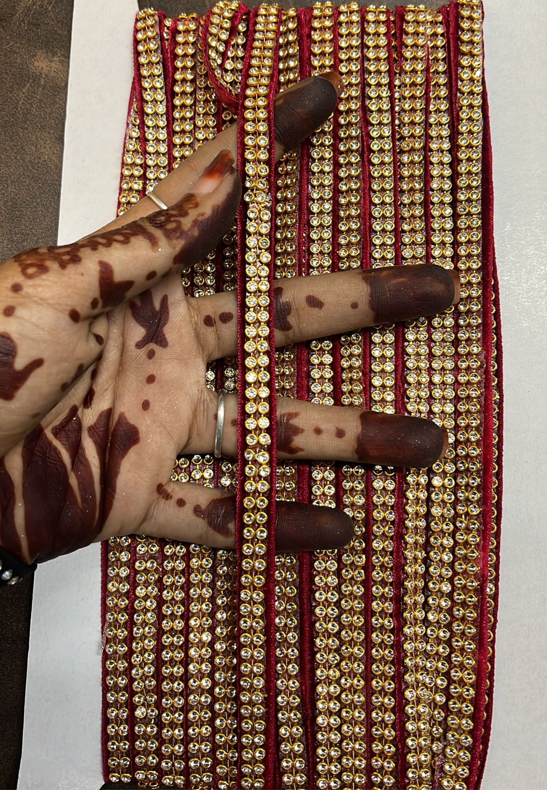 Color stone lacefor doll making-CSL -8 meter pack