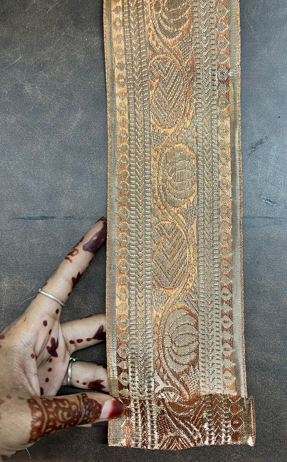 silk border ribbon lace 4 white 5 meter roll